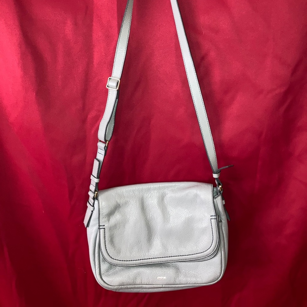 FOSSIL CROSSBODY BAG/ baby blue****